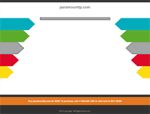 Tablet Screenshot of paramounttp.com